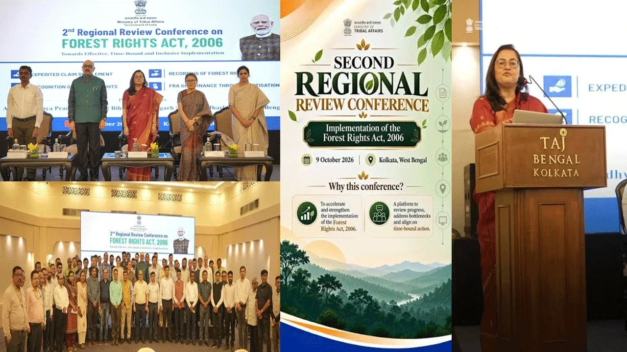 Second Regional Review Conference on Implementation of the Forest Rights Act Held in Kolkata