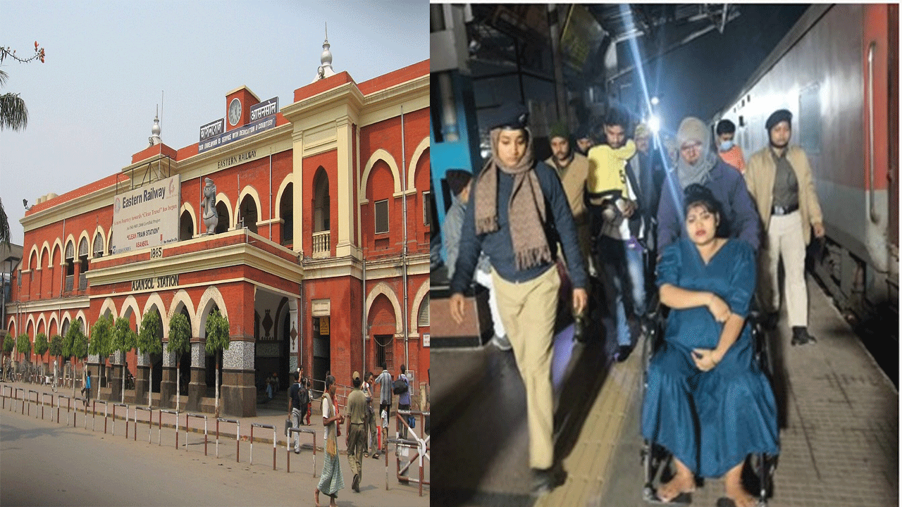 Prompt medical assistance under operation sewaat at asansol railway station 