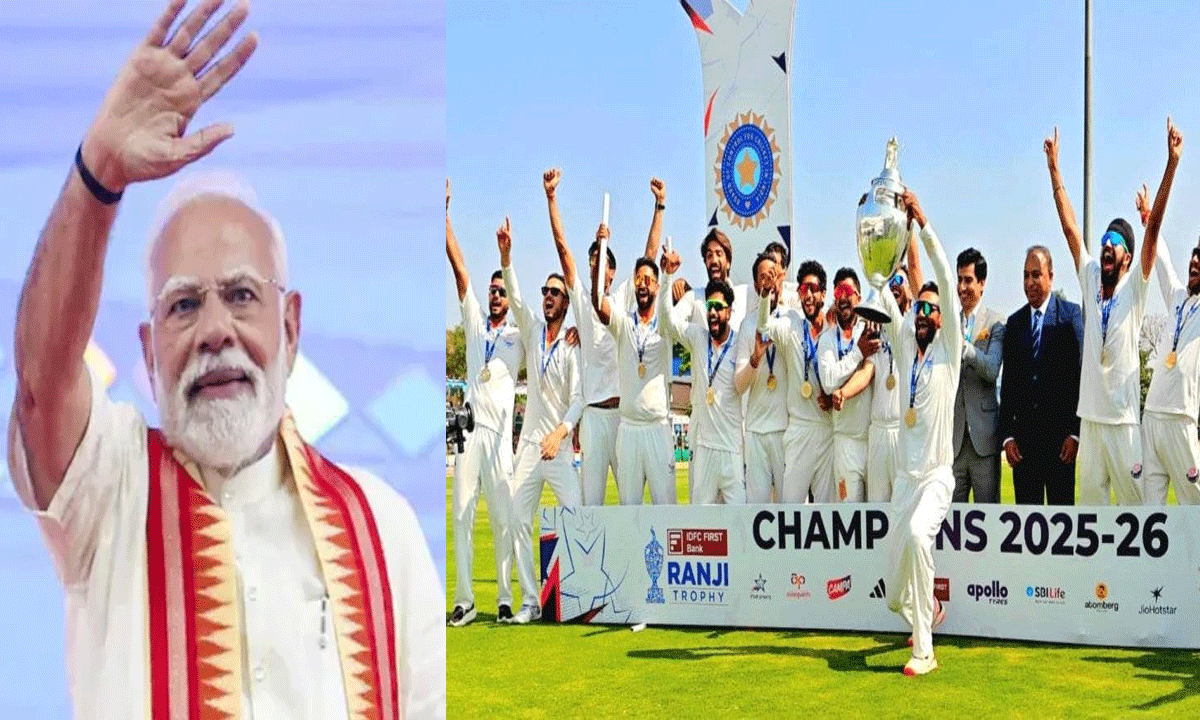 P M congratulates Jammu and Kashmir team on their first-ever Ranji Trophy victory