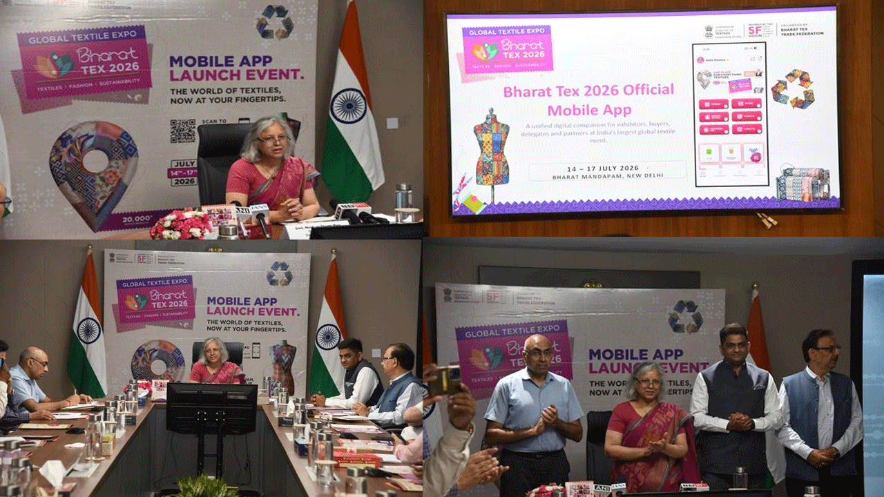 Ministry of Textiles launches Bharat Tex 2026 Mobile App