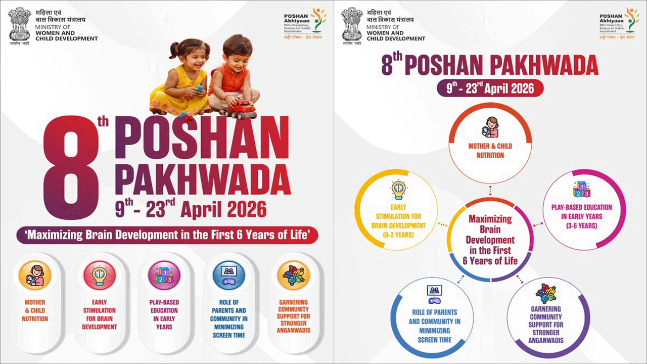 National launch of 8th Poshan Pakhwada 2026