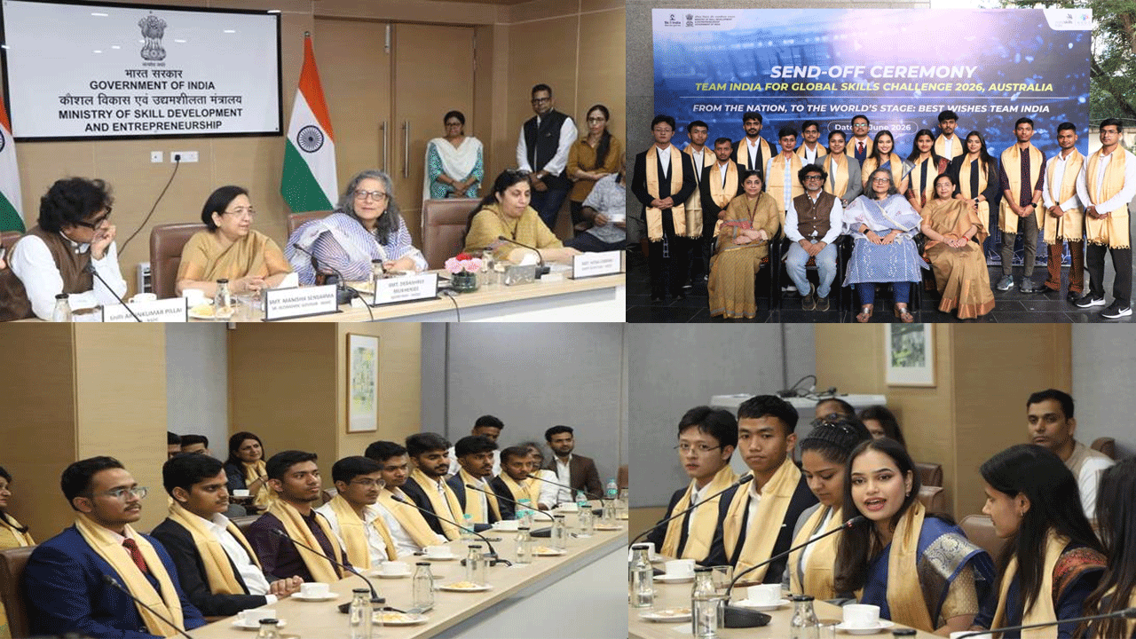 15 Skilled Youth to Represent Team India at the Global Skills Challenge 2026 in Australia Ahead of WorldSkills Shanghai 2026; MSDE Extends Best Wishes