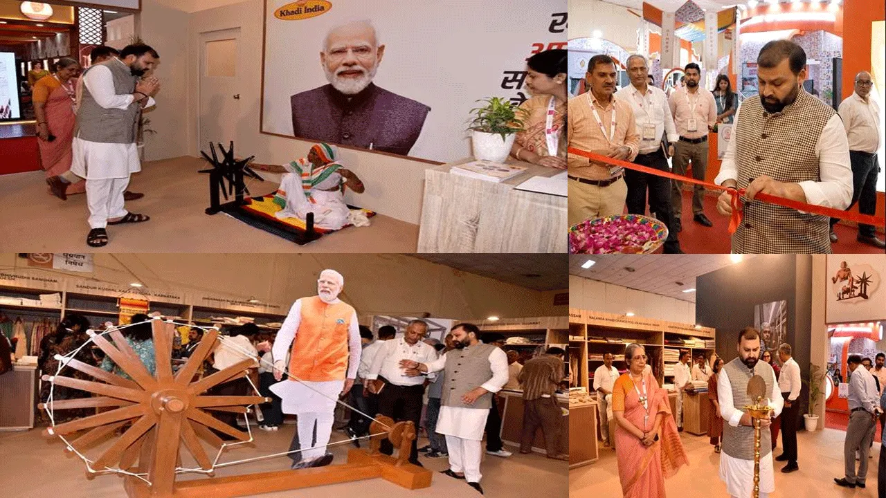 ‘Khadi India Pavilion’ at Bharat Tex 2026, India’s largest global textiles event