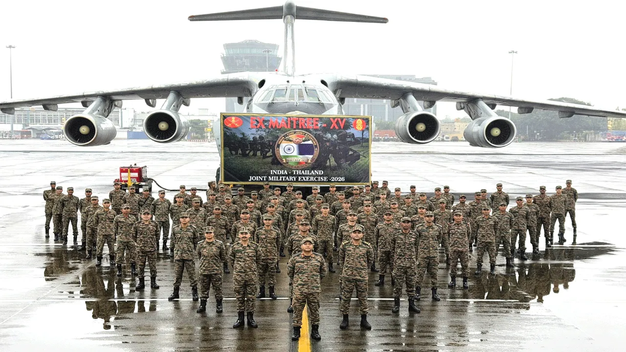 INDIAN ARMY CONTINGENT DEPARTS FOR INDIA-THAILAND JOINT MILITARY EXERCISE MAITREE-XV