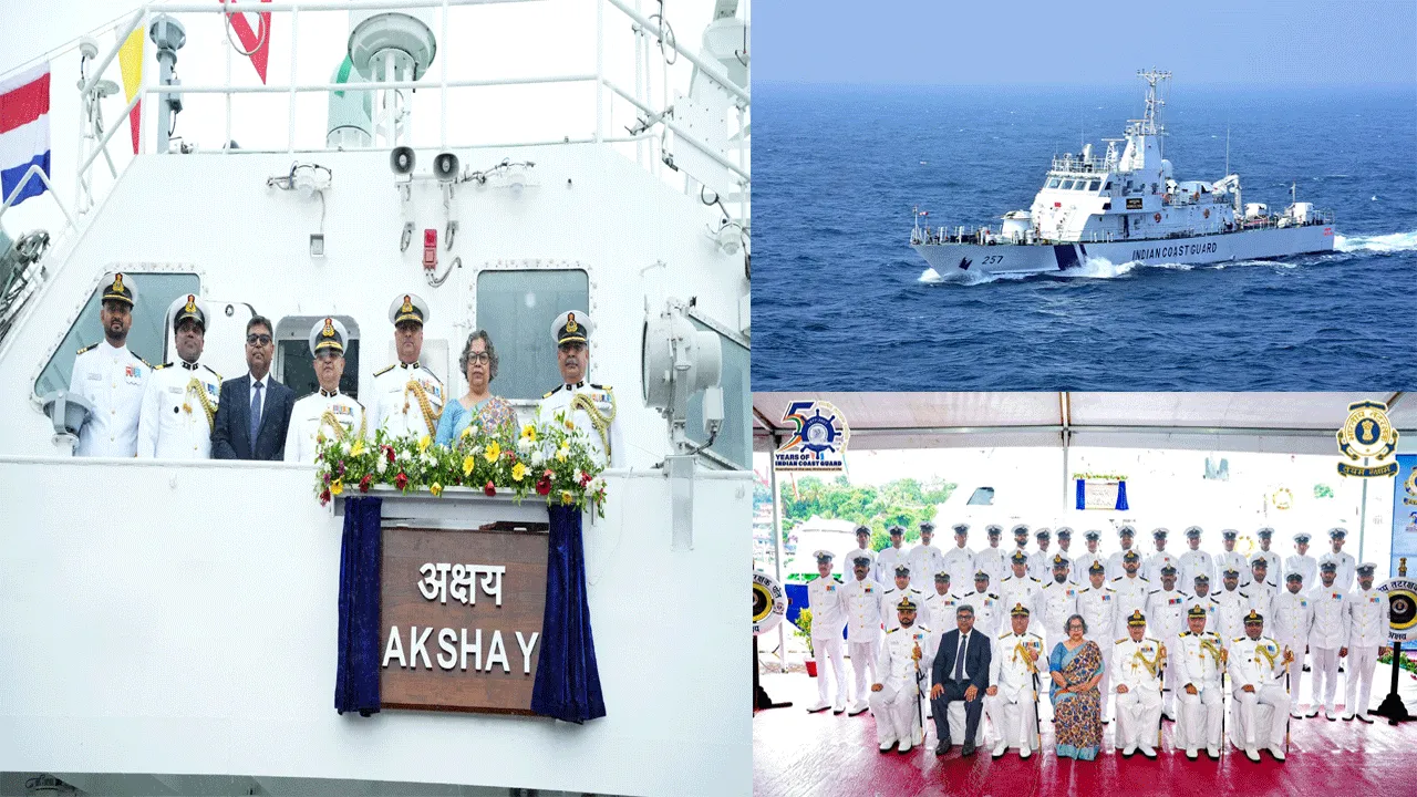 ICGS Akshay Commissioned into Bharatiya Tatrakshak Fleet