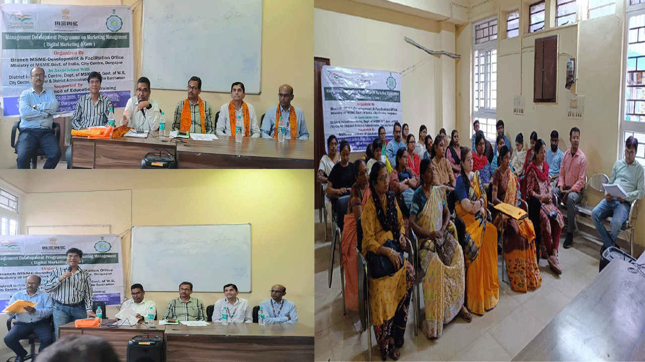 Durgapur, Ministry of MSME, Management development programme on Marketing Management
