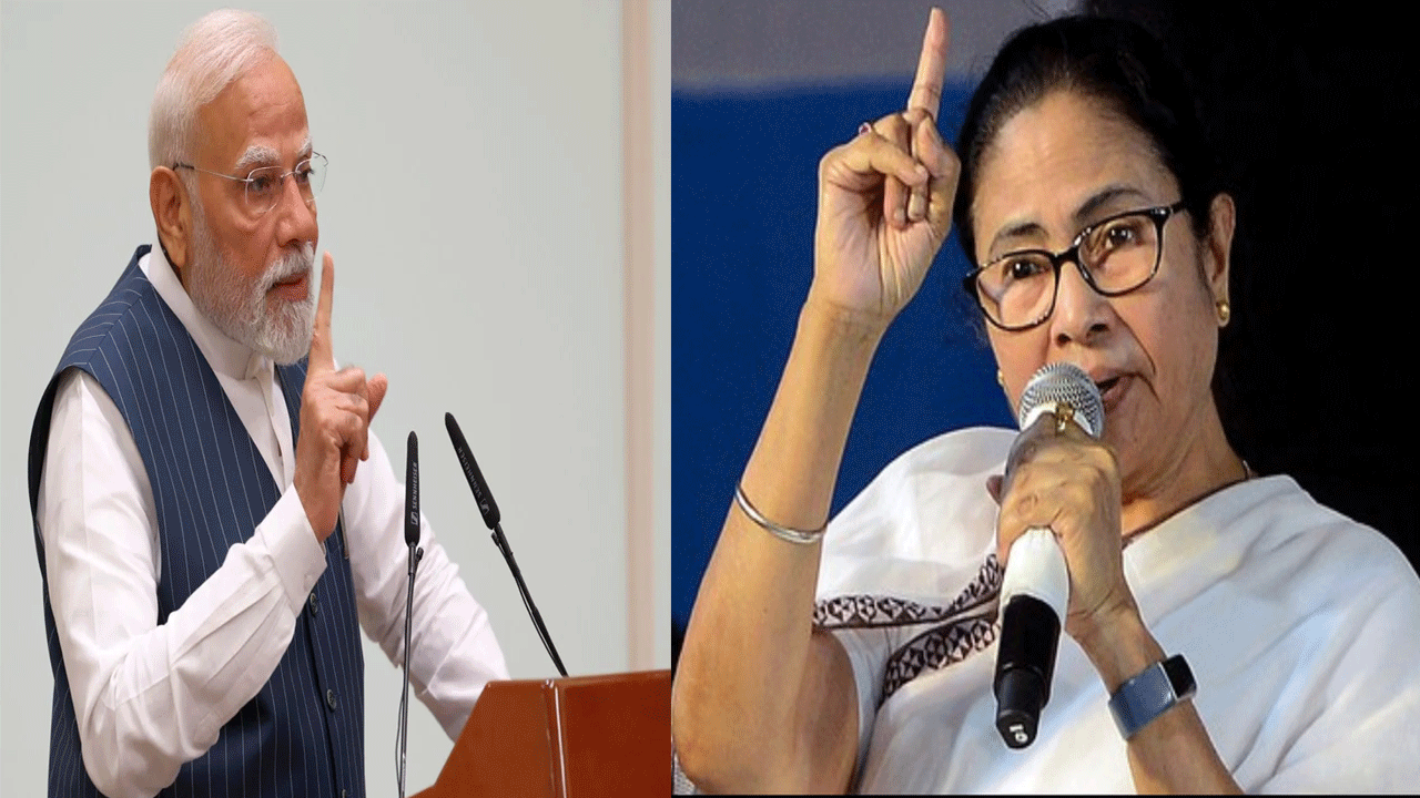 Modi visits troubled Manipur after 950 days, crying for NB in moments'-- Mamata 