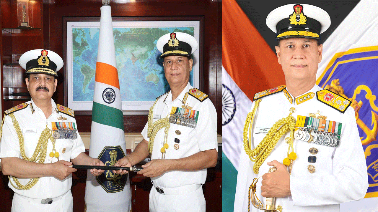 VICE ADMIRAL AJAY KOCHHAR, PVSM, AVSM, NM, ASSUMES CHARGE AS THE 48TH VICE CHIEF OF THE NAVAL STAFF