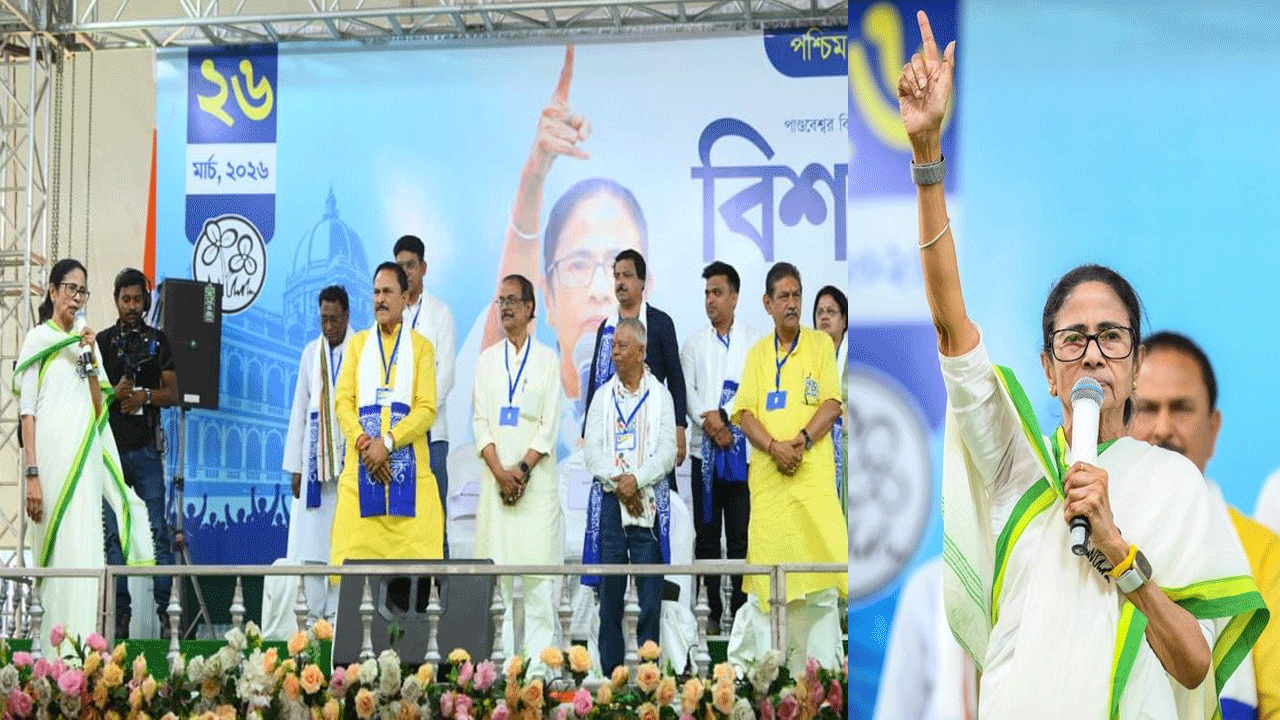 Mamata Banerjee launched her election campaign in South Bengal on Ram Navami 
