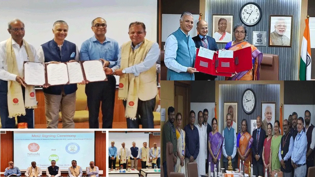 Council of Scientific and Industrial Research (CSIR) and Nalanda University Sign MoU to Advance Science-Led Sustainable Development, Technology Outreach and Rural Transformation