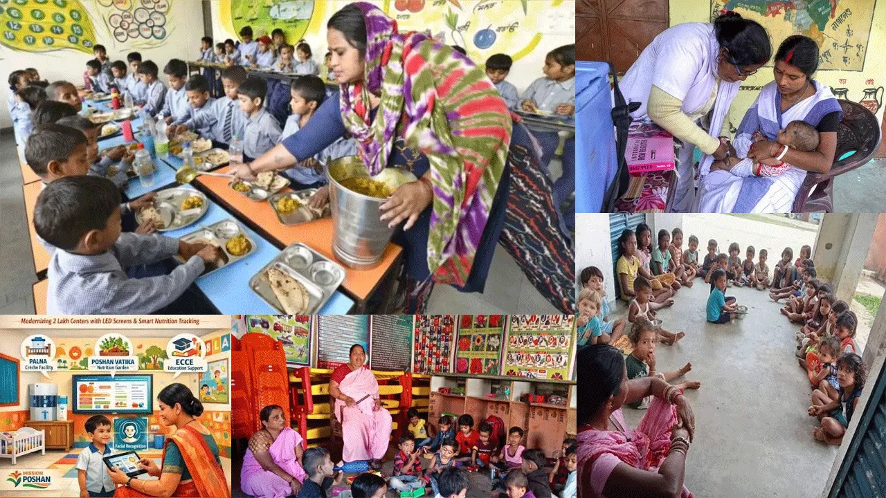 Two lakh Anganwadi Centres have been approved to be upgraded as Saksham Anganwadis for delivery of improved nutrition and for ECCE activities