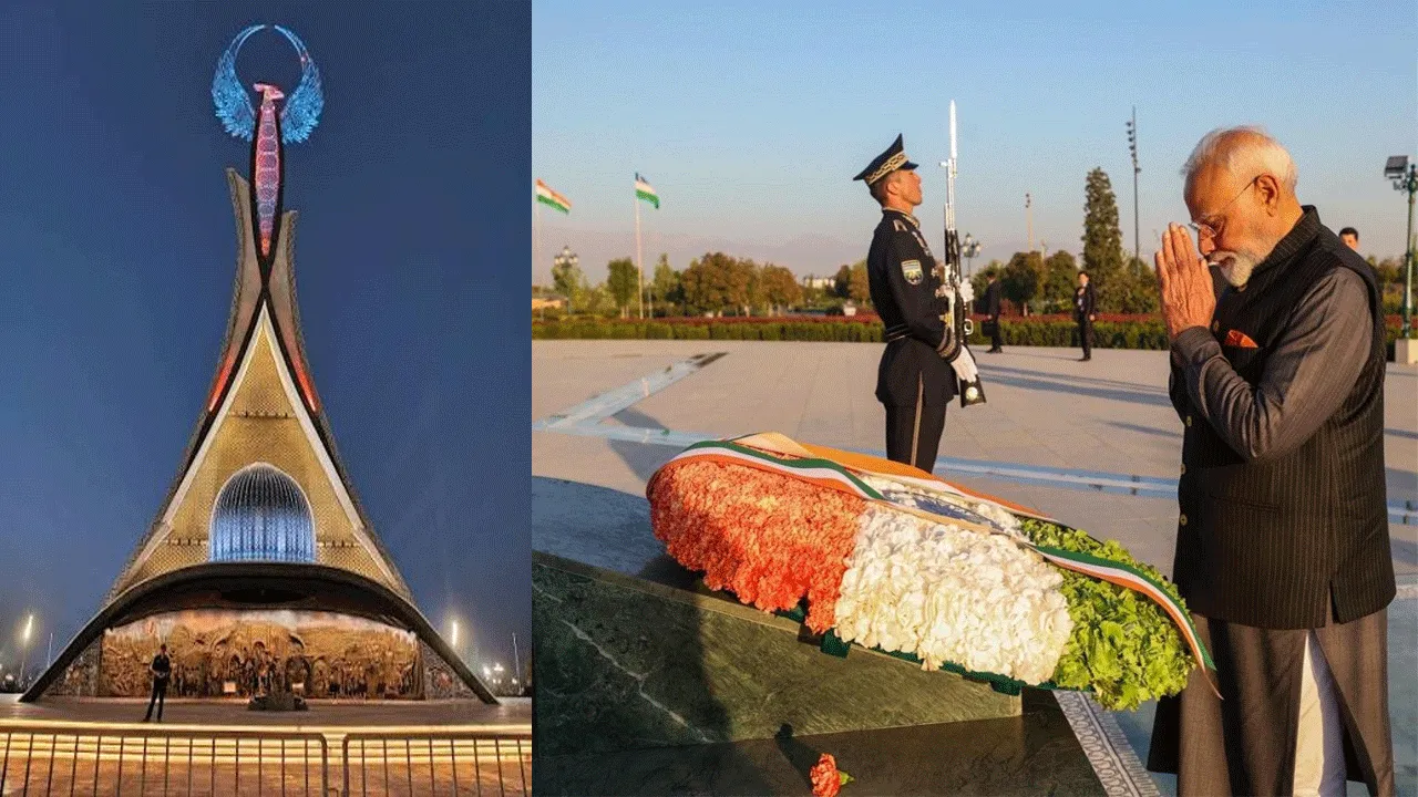 Prime Minister lays wreath at Shastri Memorial and visits Tashkent State University of Oriental Studies