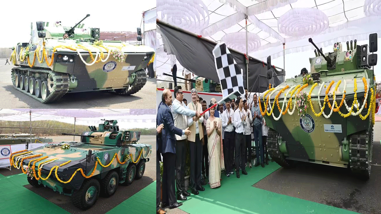 DRDO unveils Advanced Armoured Platforms (Tracked & Wheeled)