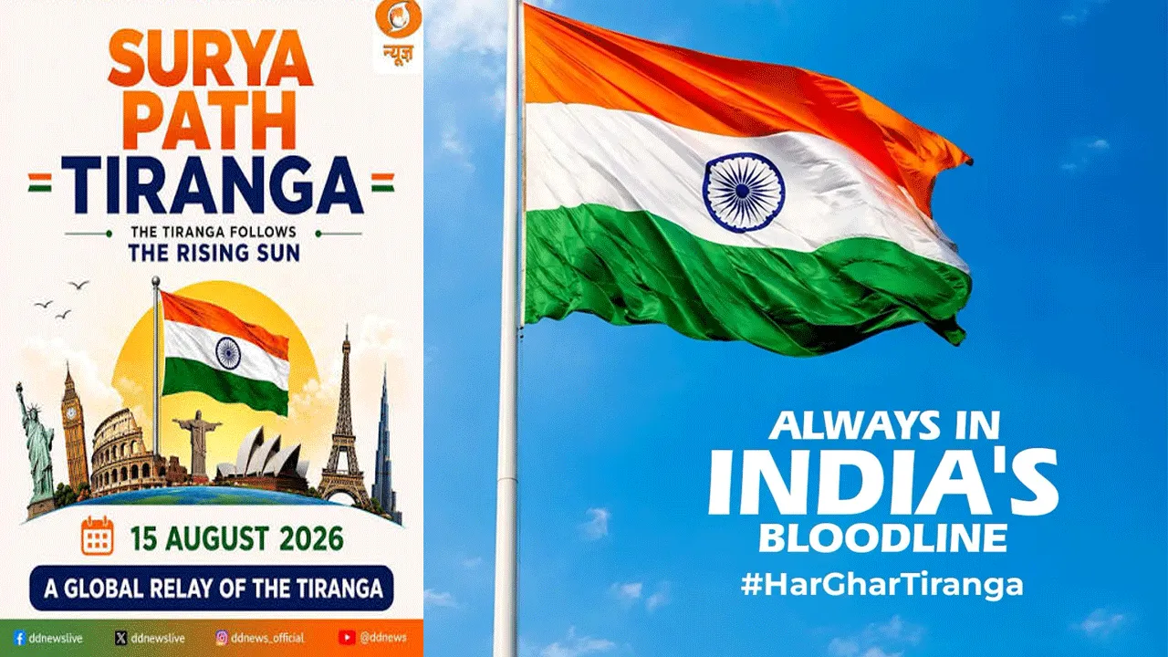 SURYAPATH TIRANGA Global Relay Goes Live, following the path of the Rising Sun