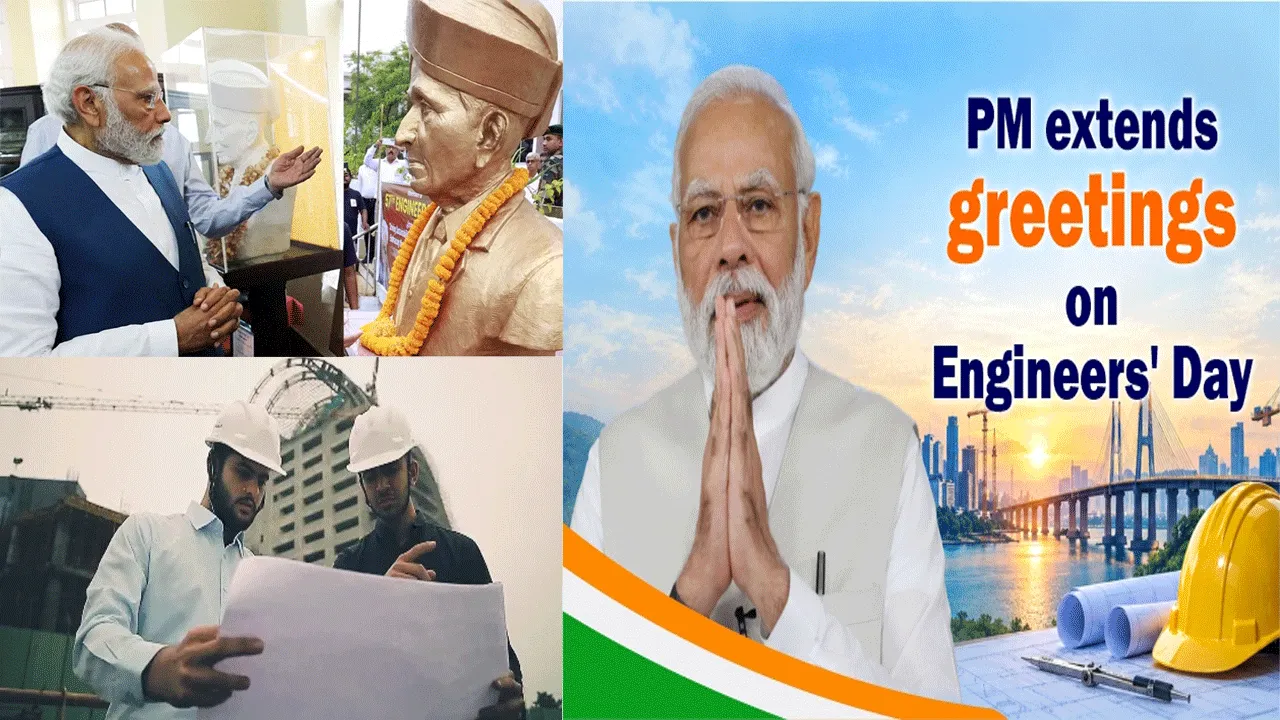 Prime Minister extends greetings on Engineers' Day