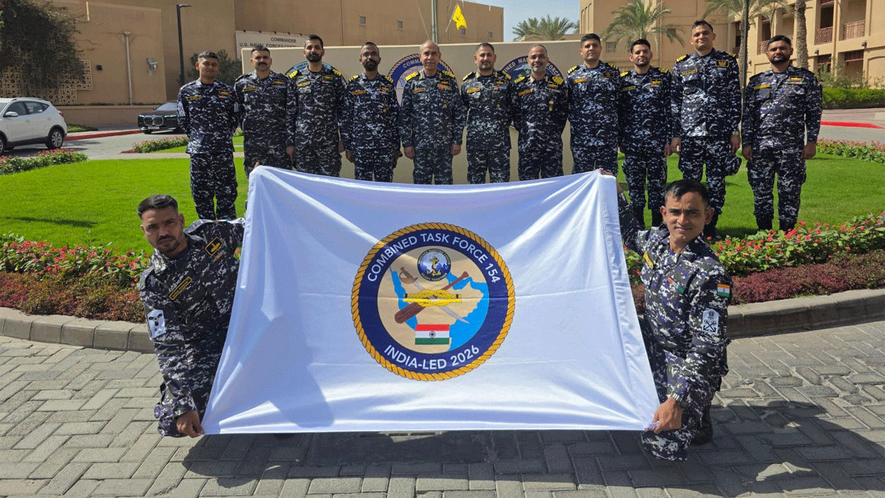 Indian Navy has assumed command of Combined Task Force (CTF) 154
