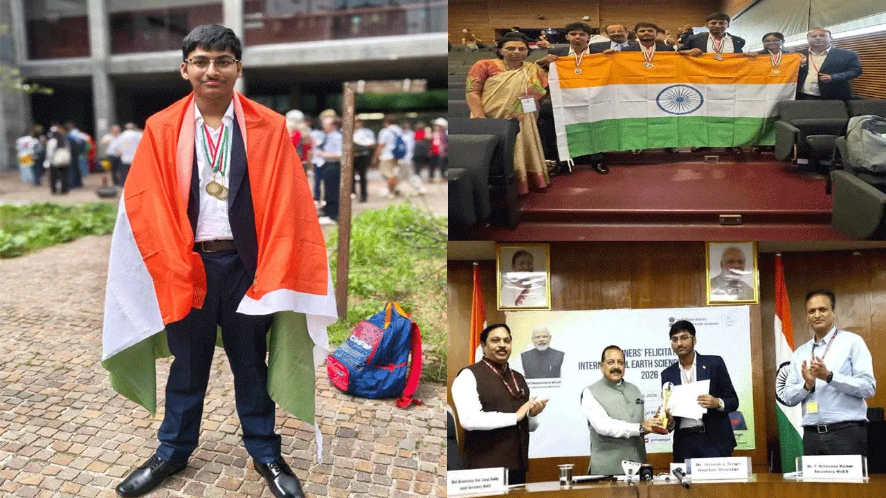 Historic double gold medal: DAV Durgapur's Soumik Mandal wins Global Earth Science Olympiad