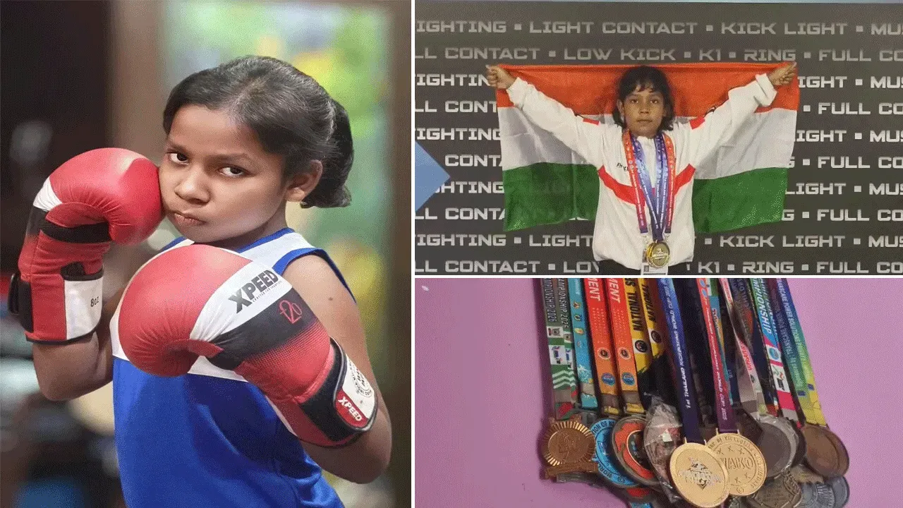 Durgapur's little Aaradhya to compete in kickboxing world cup, but money become an obstacle