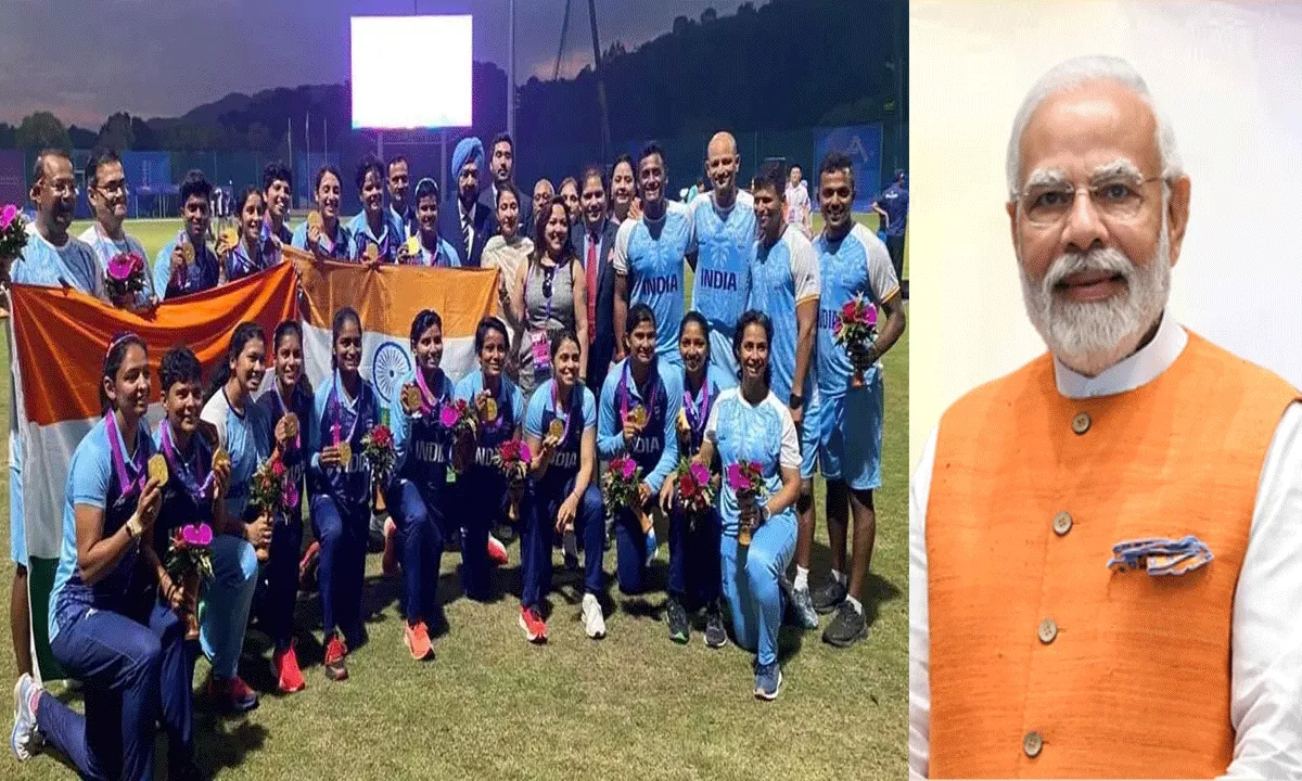 Prime Minister congratulates Indian Women’s Cricket Team on winning Asia Cup