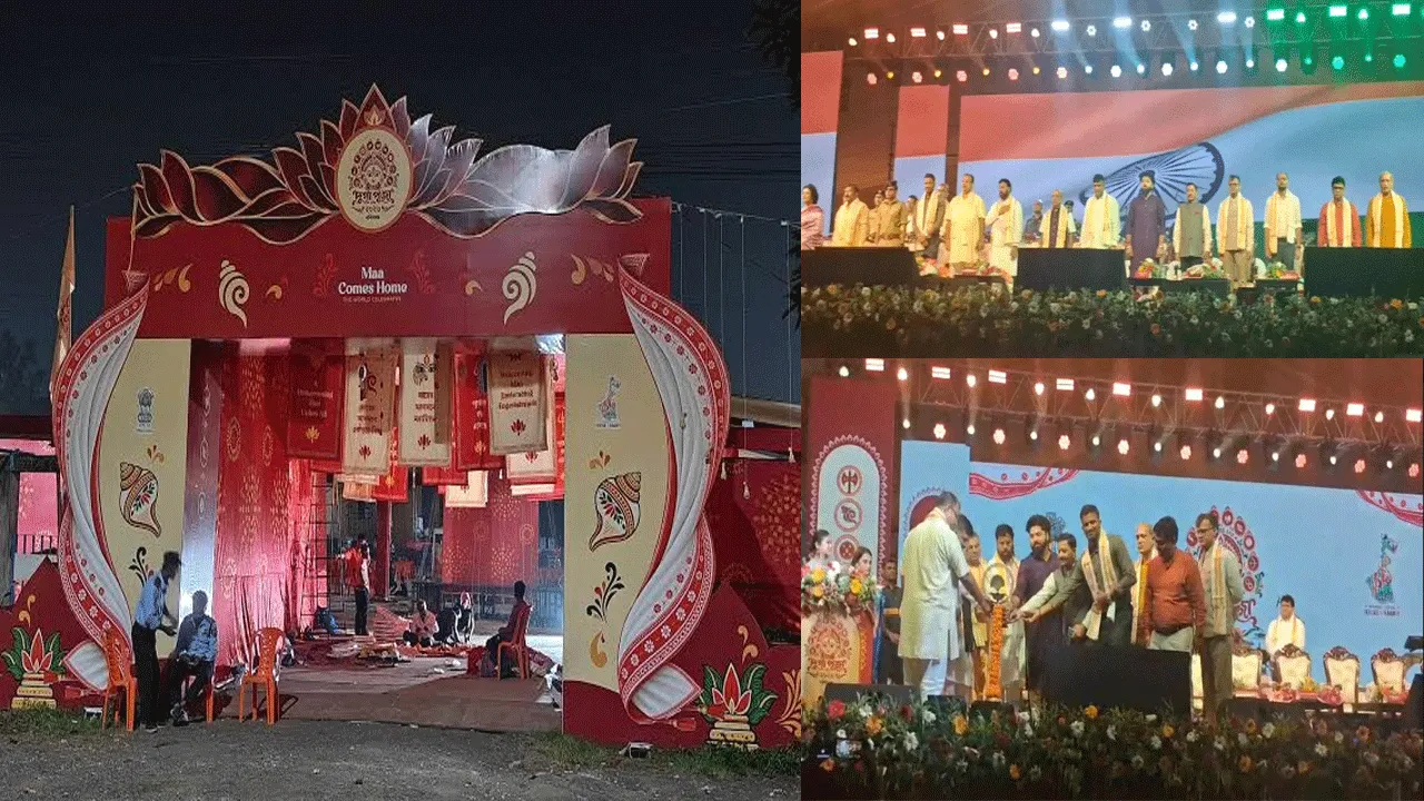 Grand launch of the ‘MAA COMES HOME’ Sharad festival in Durgapur