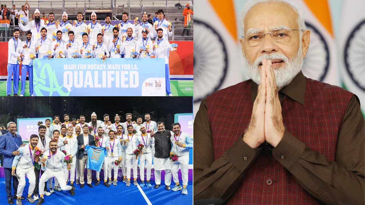 PM congratulates Indian Men’s Hockey Team on retaining Gold at Asian Games