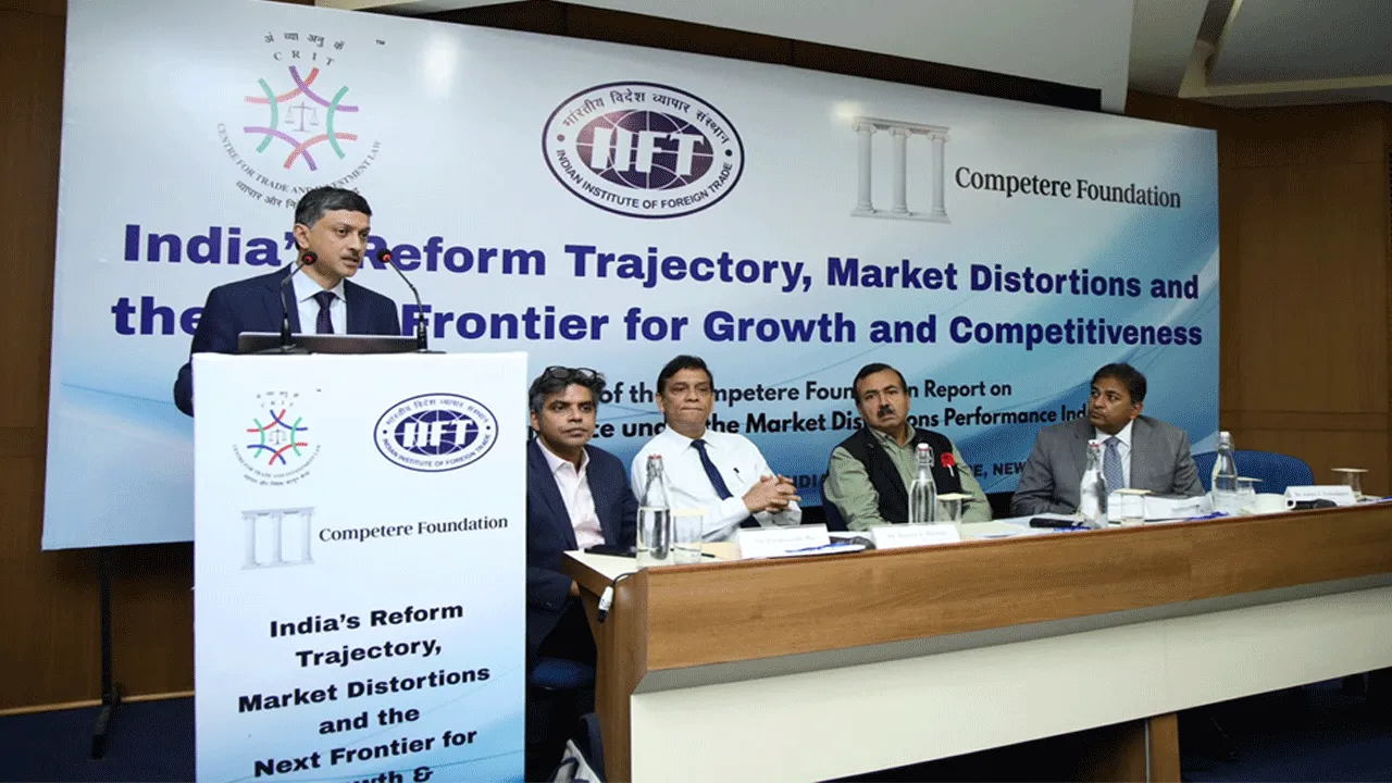 India rises from 82nd to 57th in global rankings, in structural and pro-competitive reforms: Report by Competere Foundation