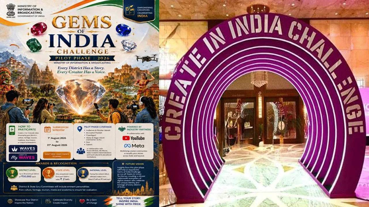 Ministry I&B Launches Pilot Phase of 'Gems of India' Challenge to Spotlight Grassroots Digital Creators