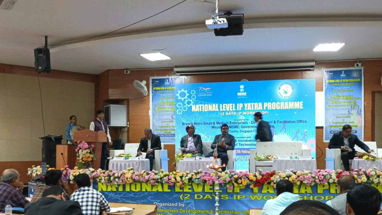 National level IP Yatra (Intellectual Property Workshop) at  National Institute of Technology, Durgapur 