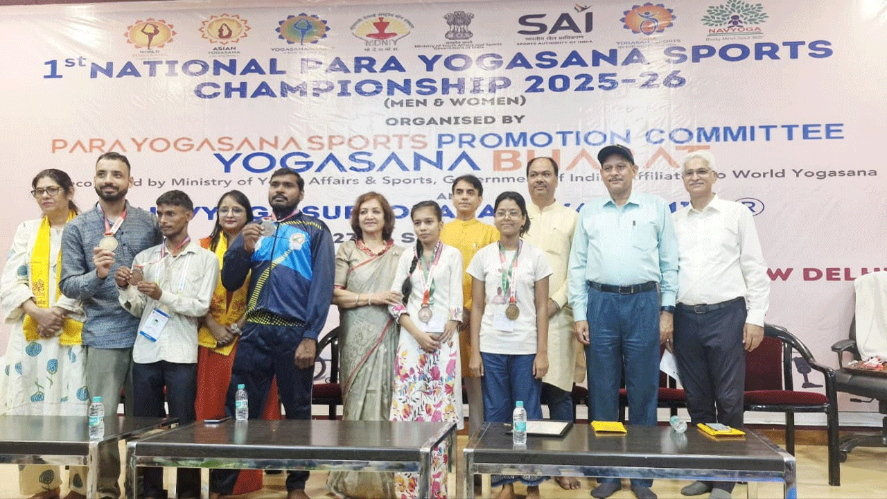Bankura shine at National Para Yogasana Sports Championship 2025-26