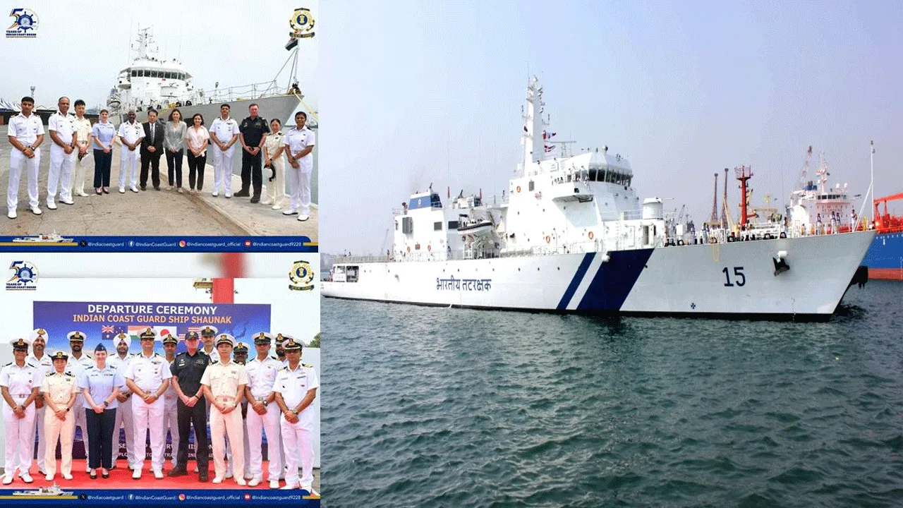 ICG to strengthen maritime cooperation through QUAD?at?Sea Ship Observer Mission