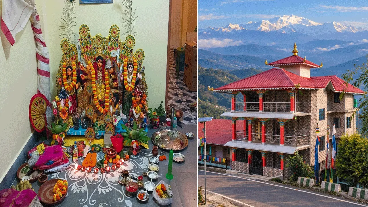 Durga Puja of harmony at Darjeeling hill homestay