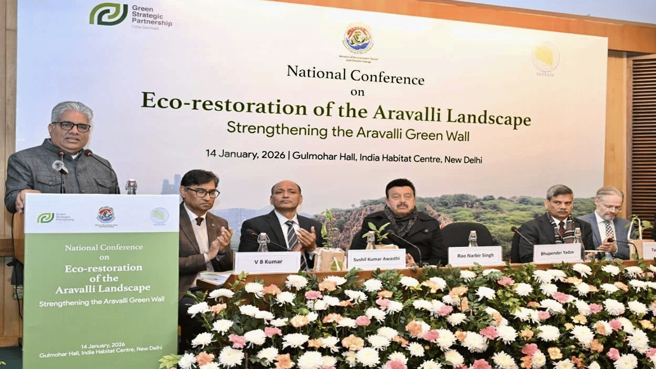 Union Environment Minister inaugurates National Conference on Eco-restoration of Aravalli Landscape