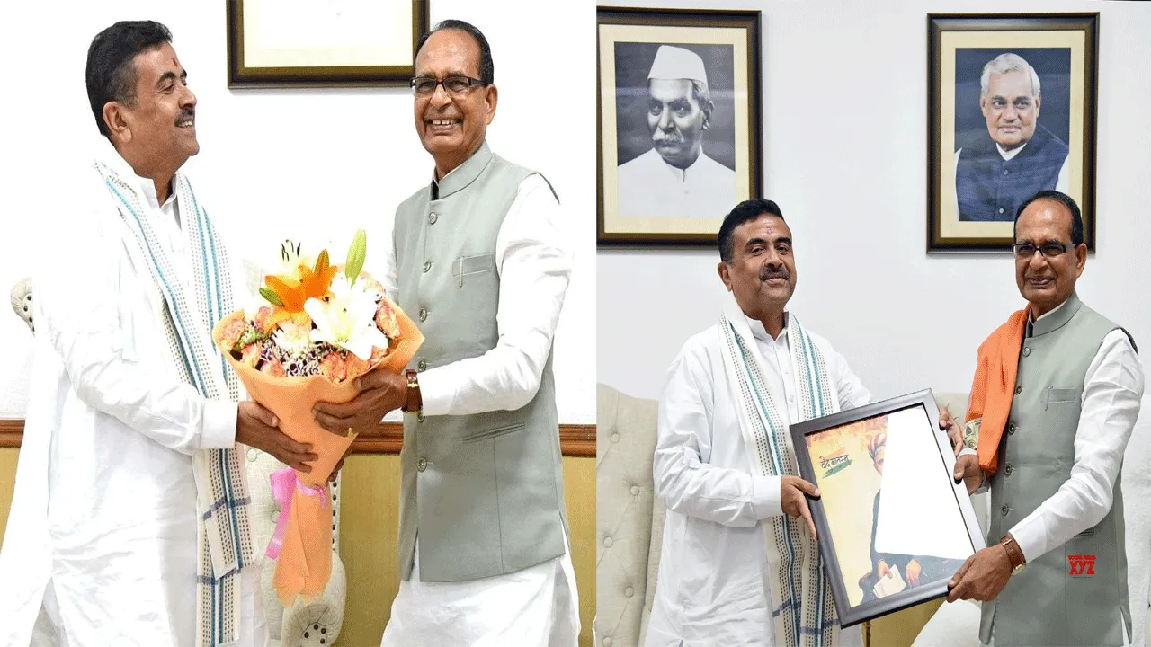 Shivraj Singh Chouhan Visit Bengal CM Suvendu Adhikari for High-Level Meeting 