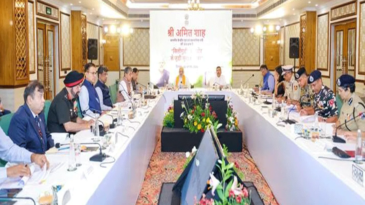 Security of Siliguri corridor, Union Home Minister Shri Amit Shah undertakes a review