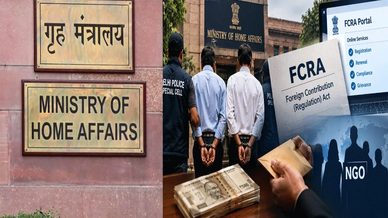 Two officials apprehended for seeking illegal gratification to facilitate FCRA registration