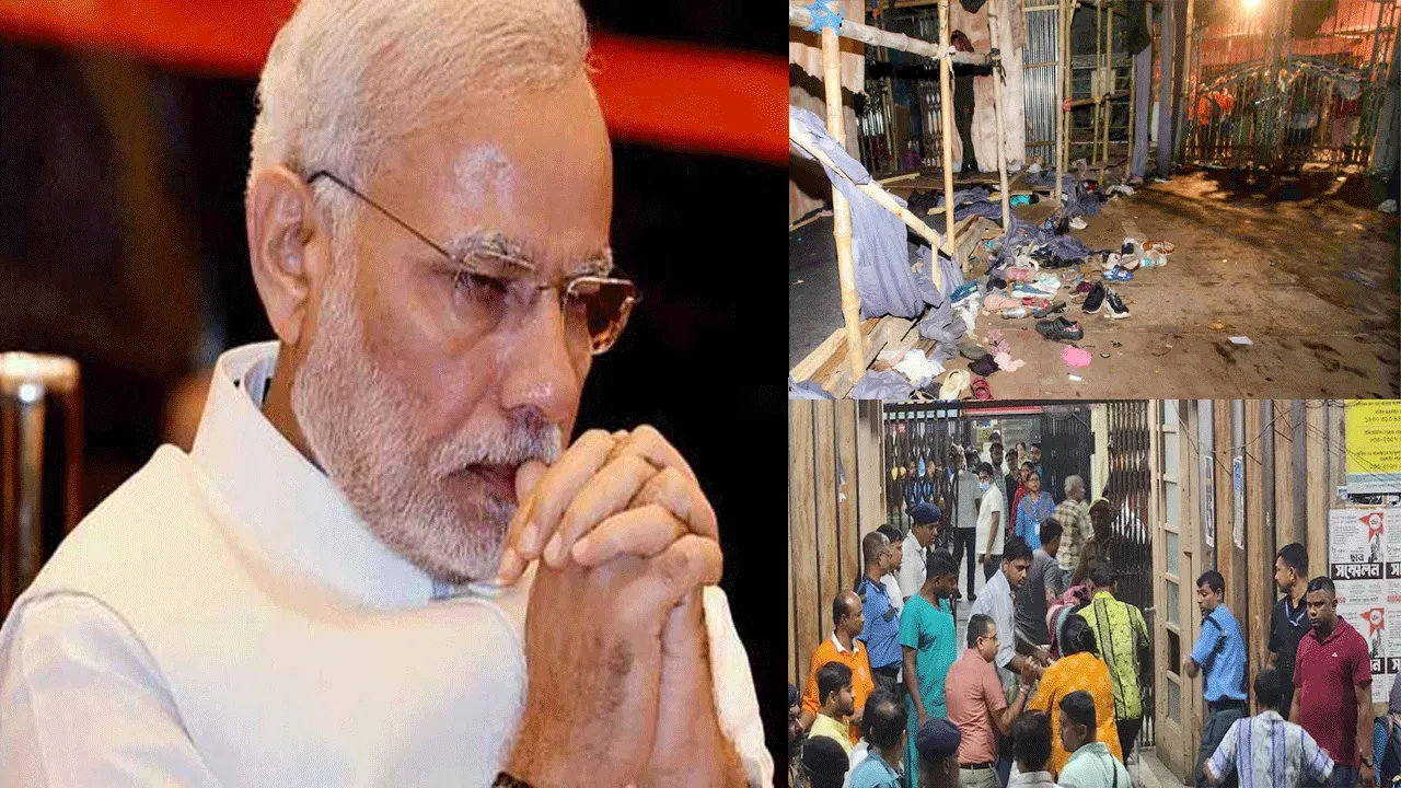 P M expresses grief over loss of lives in stampede in Kolkata