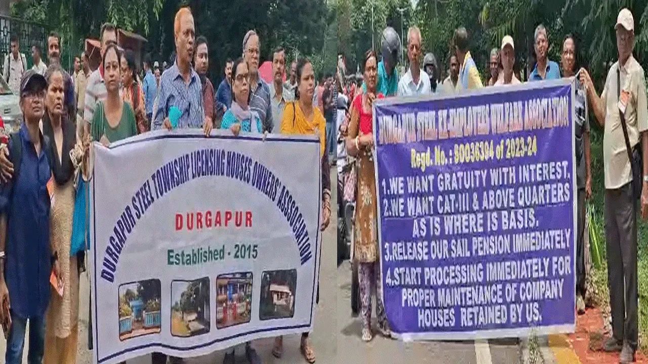 Benefits of double engine government, Towards solving the problem of retired steel workers in durgapur