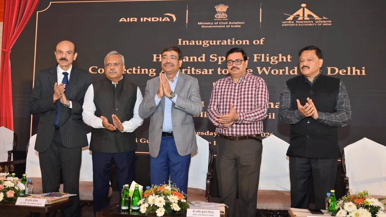 Ministry of Civil Aviation inaugurates Hub & Spoke International Flight Operations from Amritsar