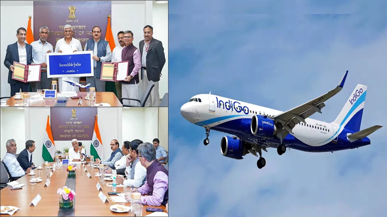 Ministry of Tourism Signs MoU with IndiGo to Promote India as a Global Tourism Destination